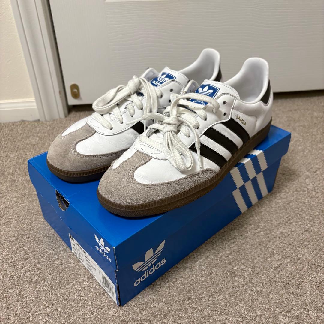 【超美品】adidas Samba OG ホワイト 28cm