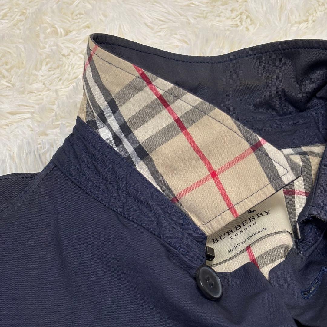 【英国製】BURBERRY LONDON ステンカラーコート ノバチェック