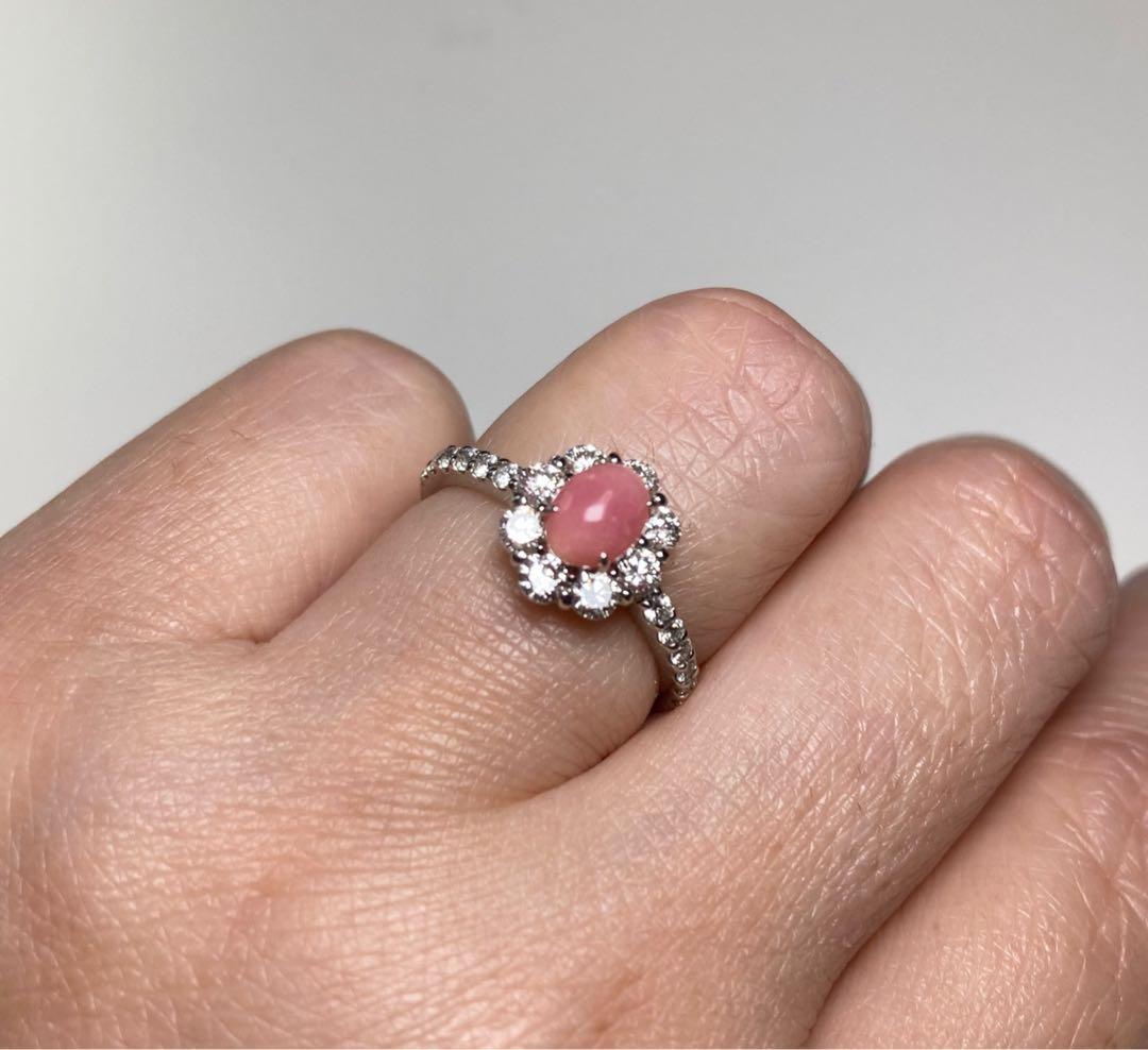 コンクパール　ダイヤモンド　リング