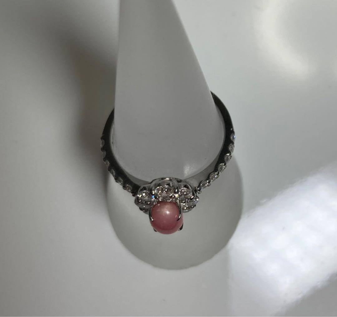 コンクパール　ダイヤモンド　リング