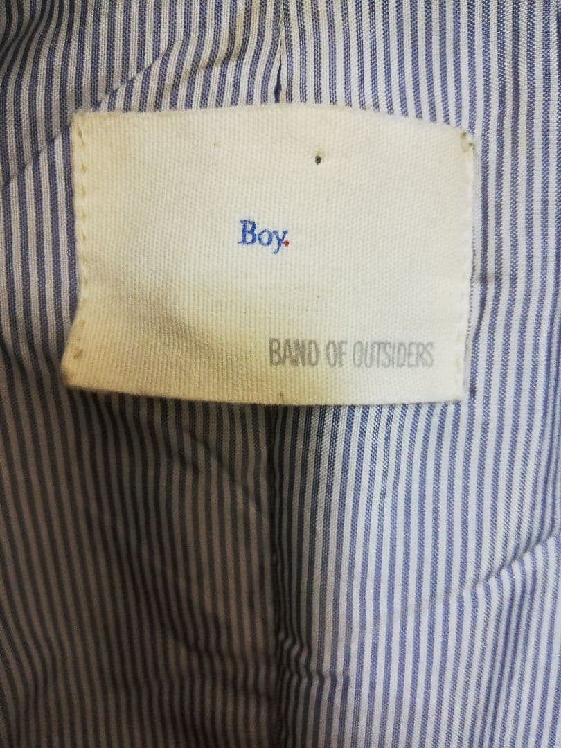 Boy band of outsiders レザートレンチコート