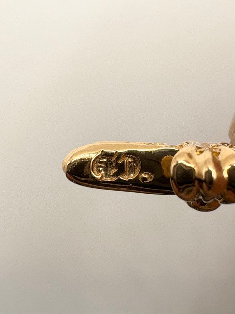 クロムハーツ★ベビーファットチャーム★with パヴェダイヤ★22k★クロス