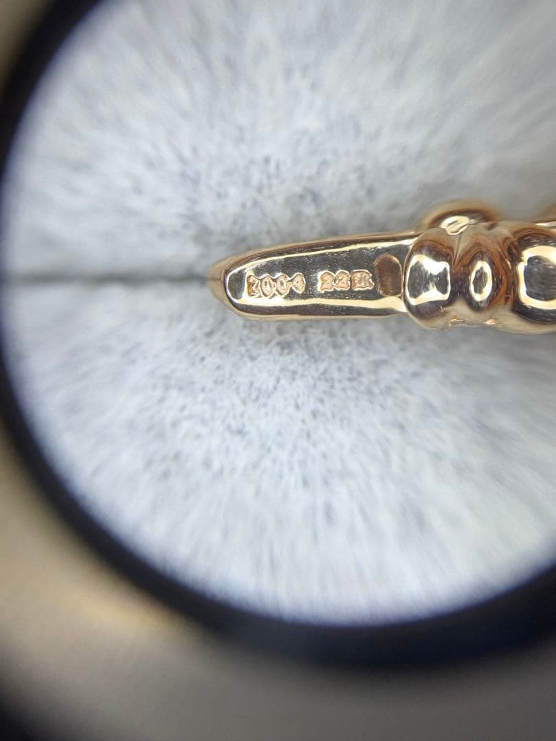 クロムハーツ★ベビーファットチャーム★with パヴェダイヤ★22k★クロス