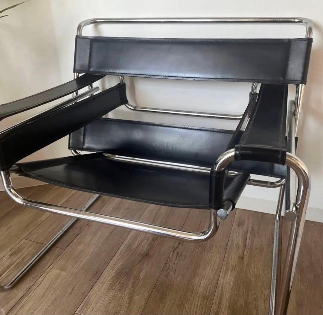 マルセル・ブロイヤー　ワシリーチェア　スチール　椅子