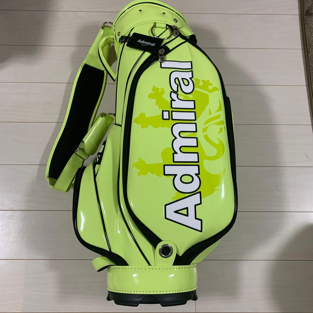 アドミラル　総エナメル　キャディバッグ　admiral 9型
