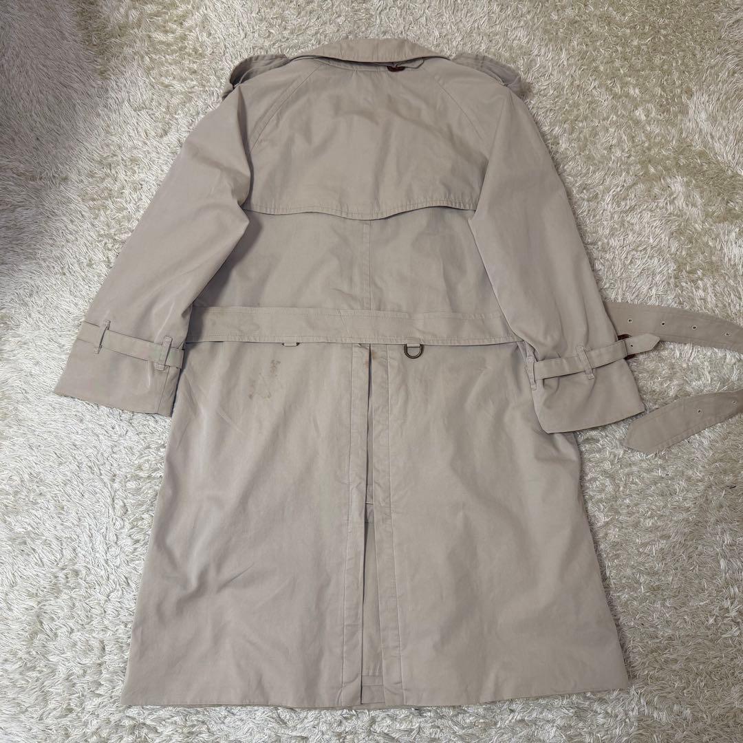 ☆良品☆バーバリー　トレンチコート　ダブル　イングランド　ベージュ　44S