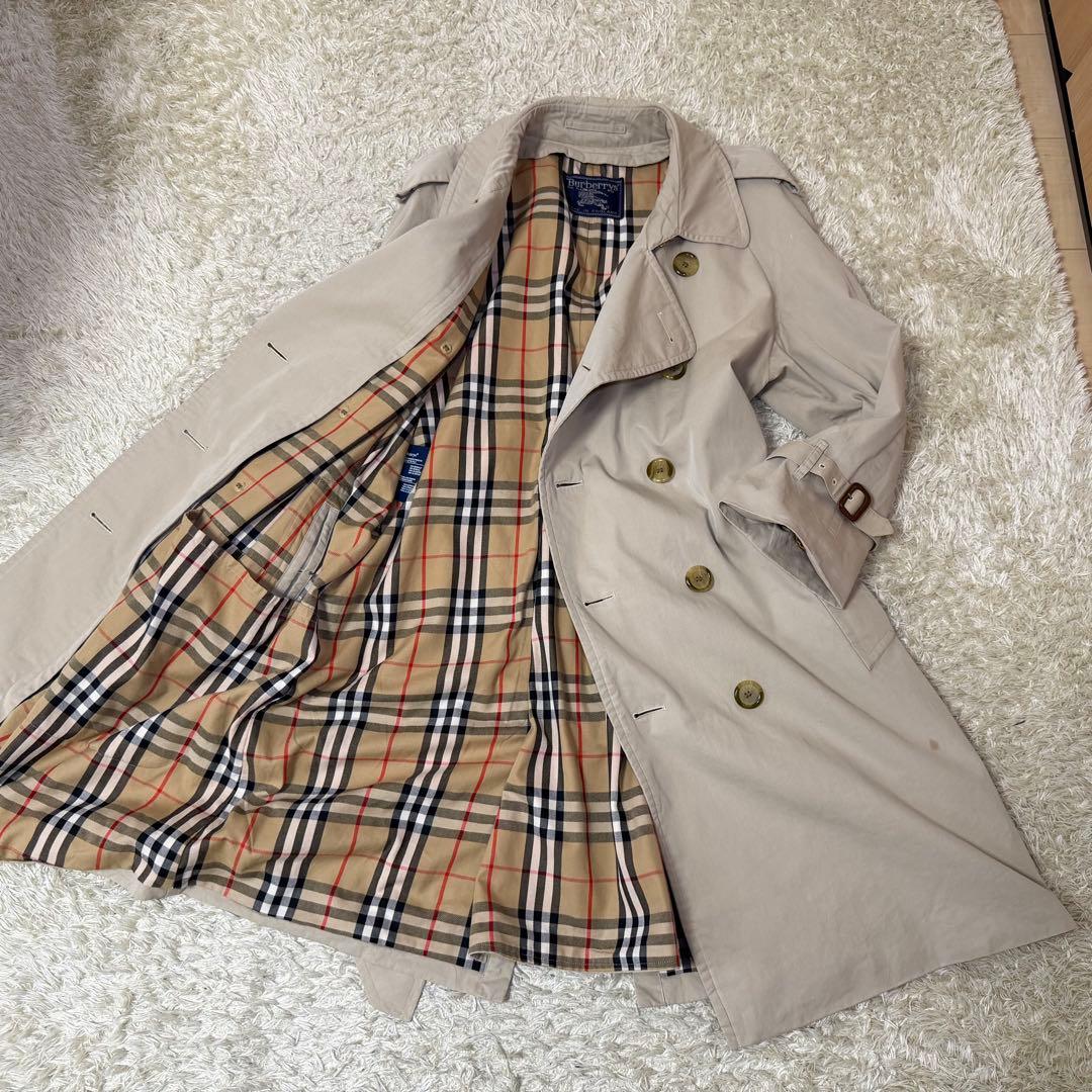 ☆良品☆バーバリー　トレンチコート　ダブル　イングランド　ベージュ　44S