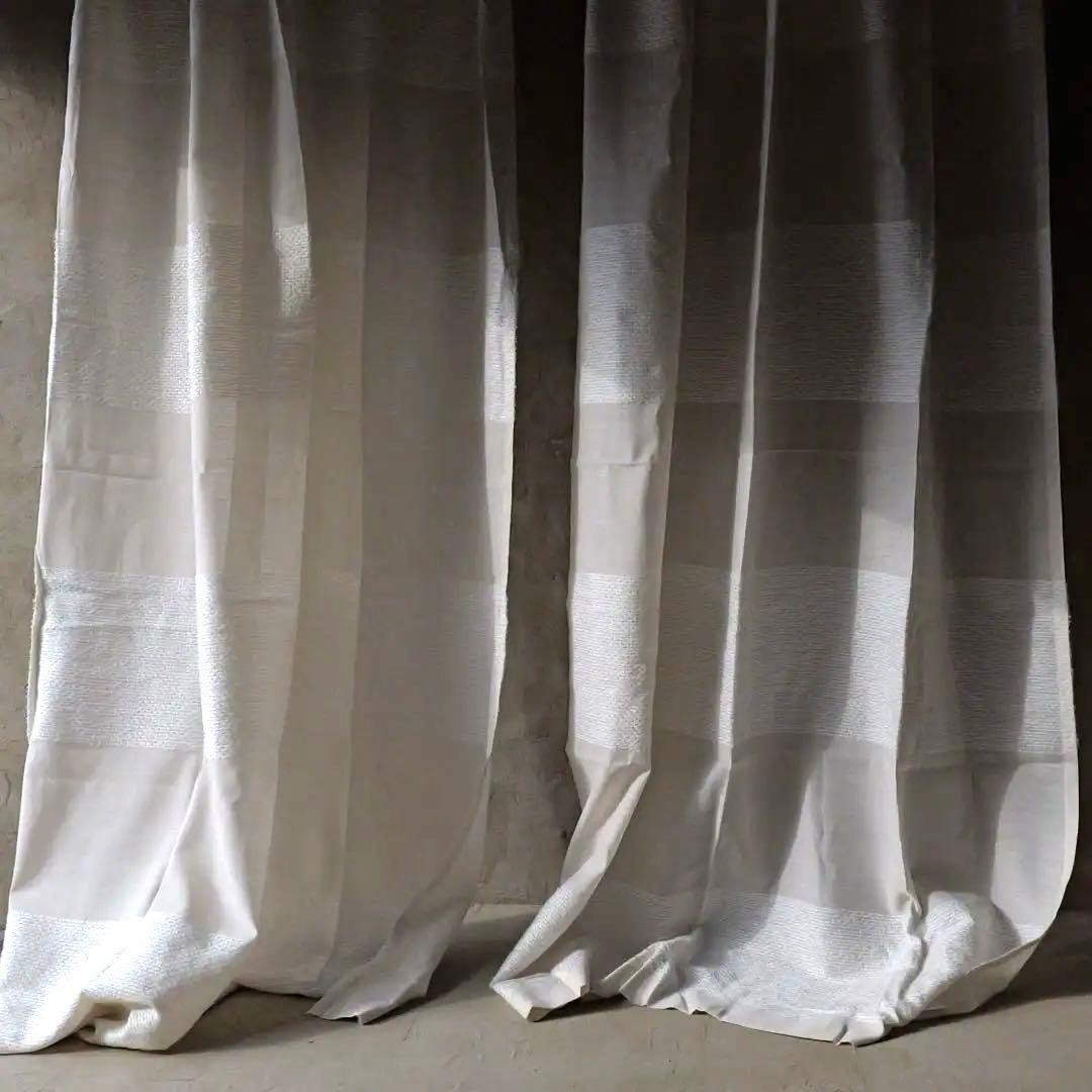 レースカーテン洗濯可能UVカット防炎　高さオーダー可能　新品未使用　約10万円