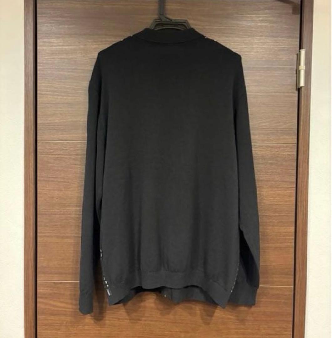 【XL】18SS_Supreme Dashes Zip Up Knit Polo