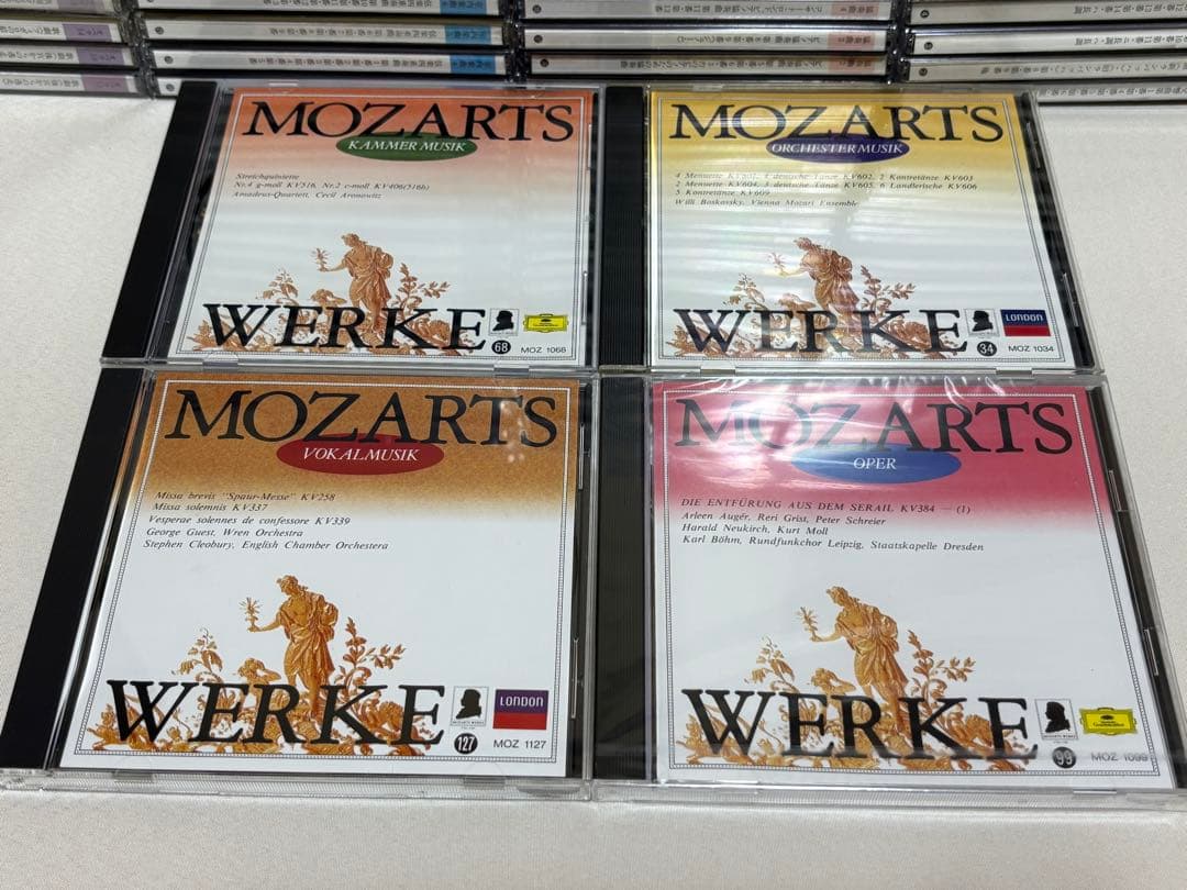 モーツァルト大全集　CD127枚セット　未開封28枚　MOZARTS WERKE
