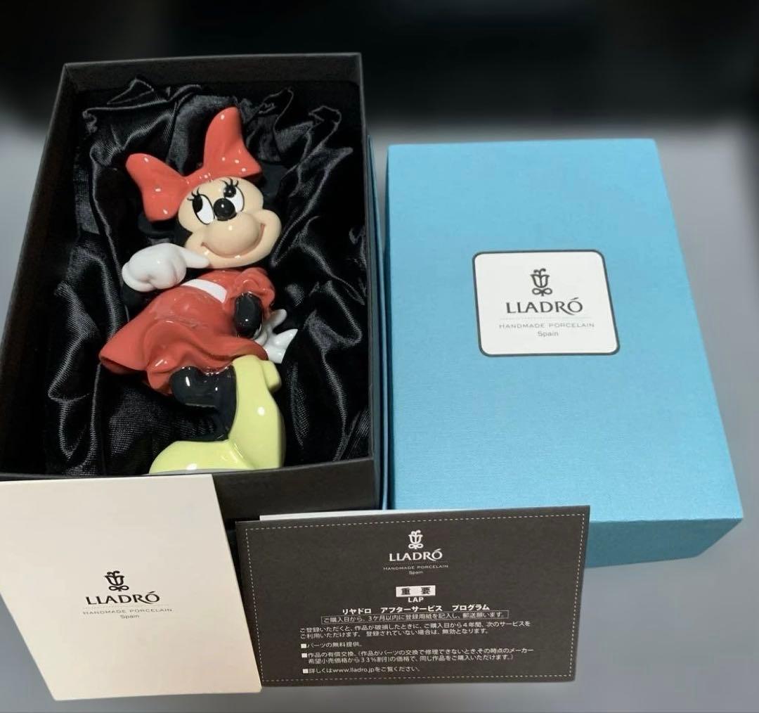 希少リヤドロ９０周年記念ディズニーミニマウスフィギュリン