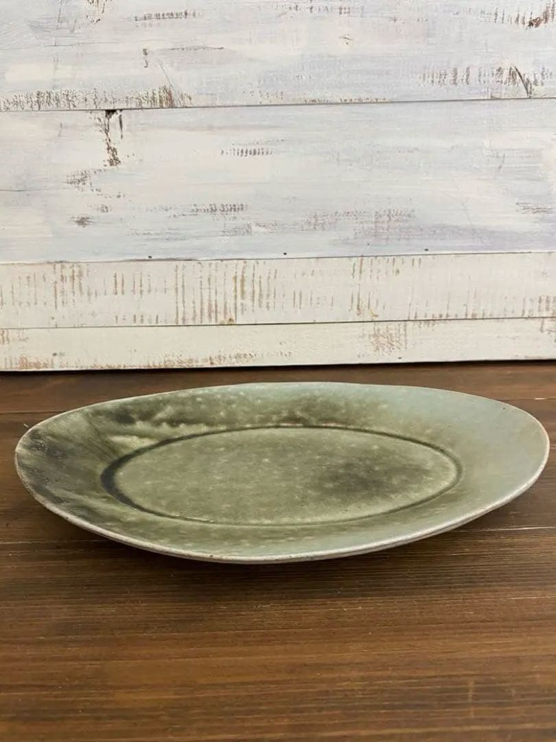 清岡幸道　オリーブオーバル皿