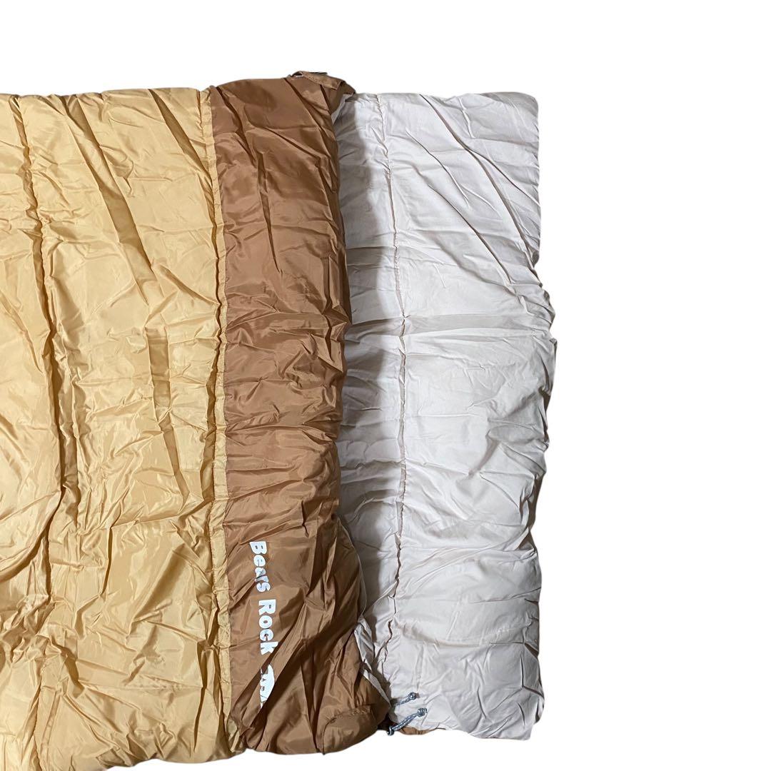 【美品】Bears Rock TX-701寝袋ねぶくろんシュガーブラウン