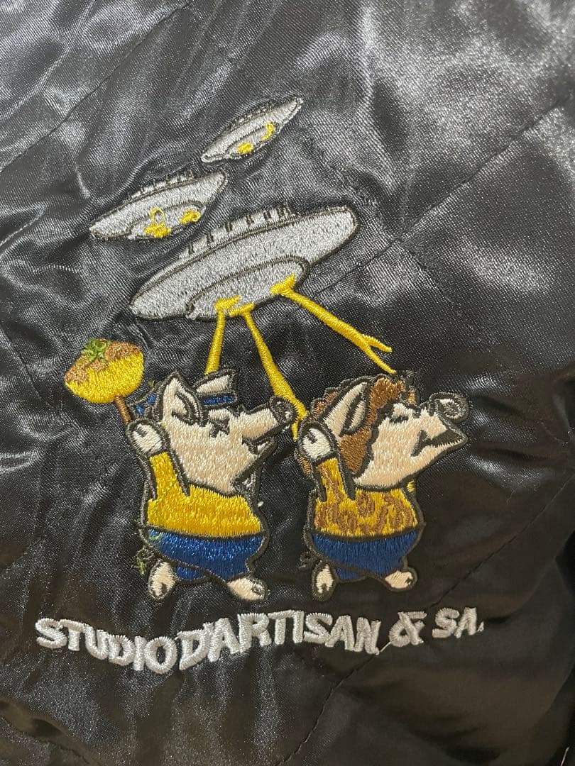 新品未使用 ダルチザン 怪獣大戦争スカジャン ゴジラvsキングギドラ 42