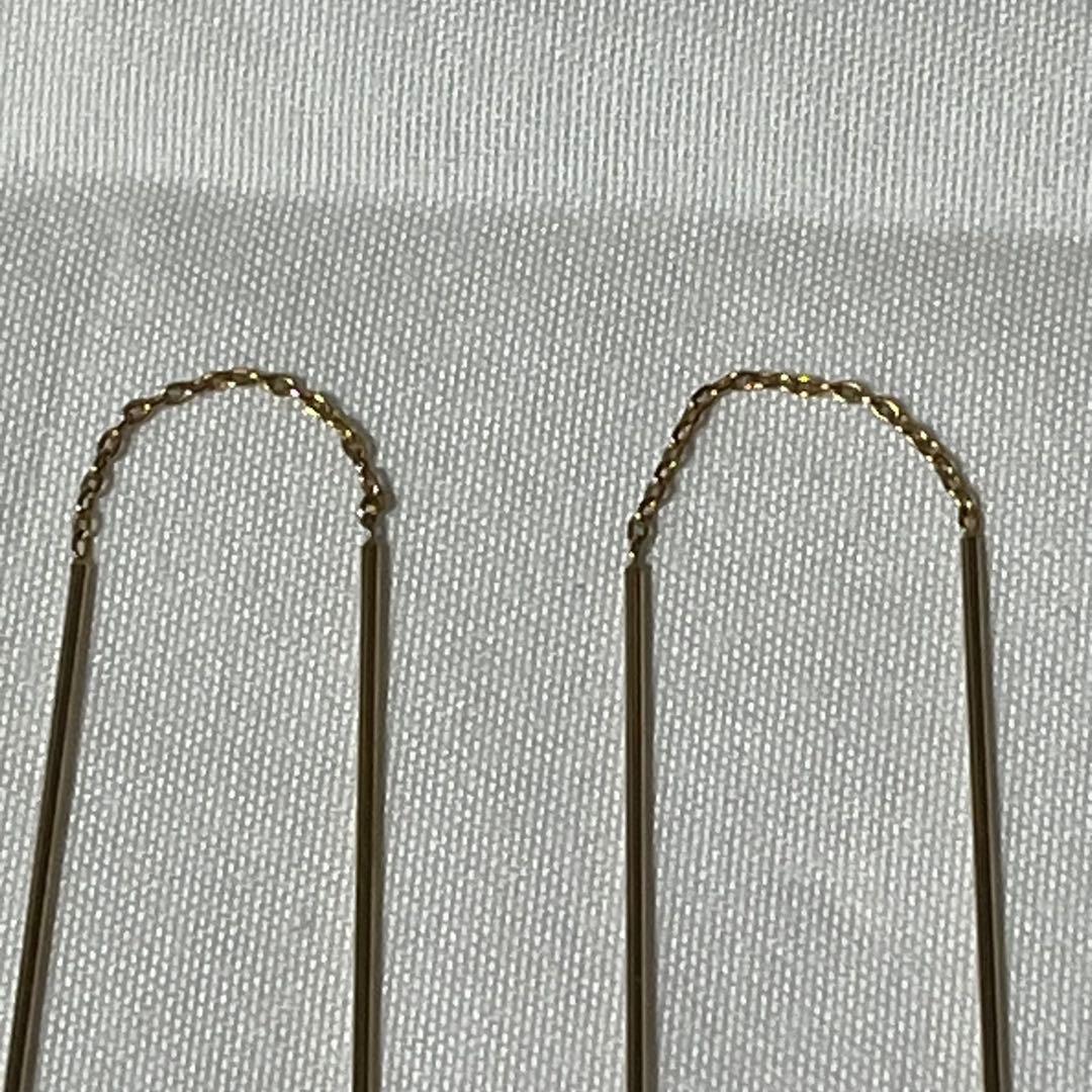 井川遥さん 石田ゆり子さん愛用 ヒーミー K18YG グレー ダイヤ ピアス