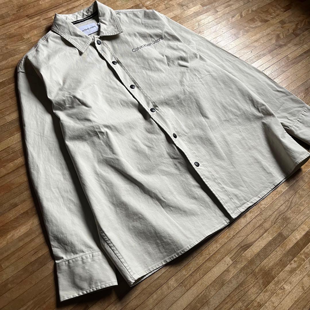 カルバンクライン   cK プリントロゴ 長袖 シャツ