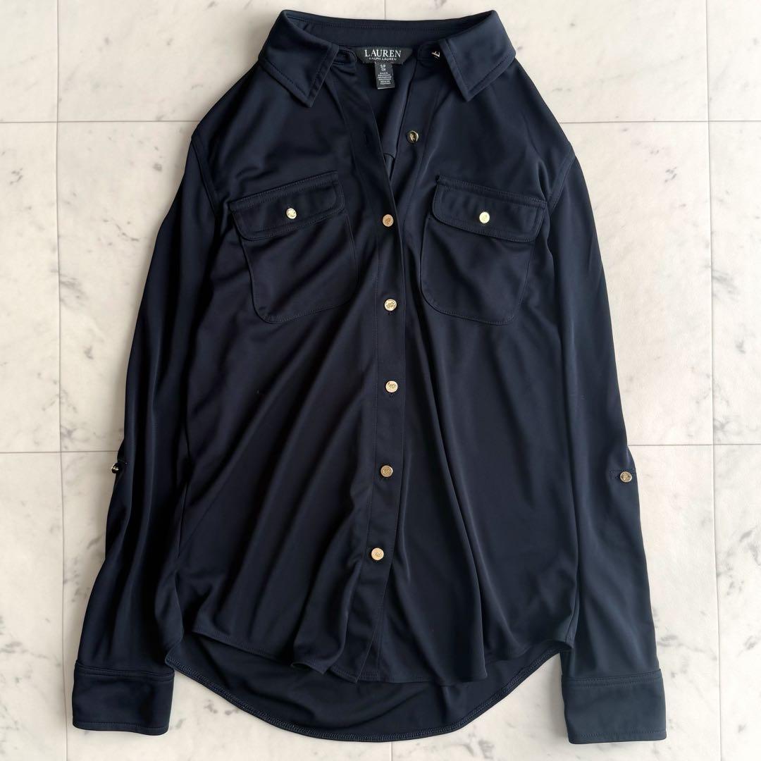 美品 ギャルリーヴィー コットンカシミヤウール ミックス ニットプルオーバー