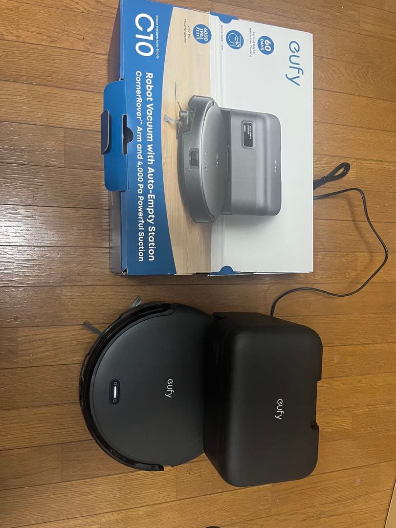 eufy C10 ロボット掃除機 自動排出ステーション付き