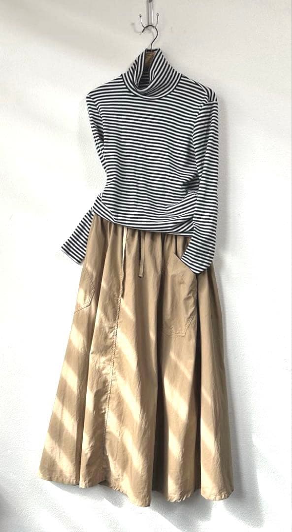 Y's for livingヨウジヤマモト　春夏ギャザースカート　コットン　ゴム