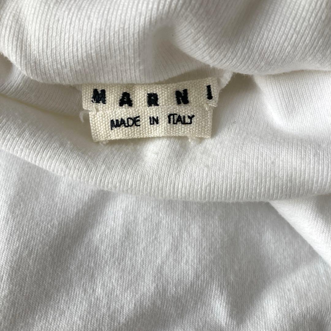 20AW MARNI マルニ　タートルネック　ロンT カットソー　48 ホワイト
