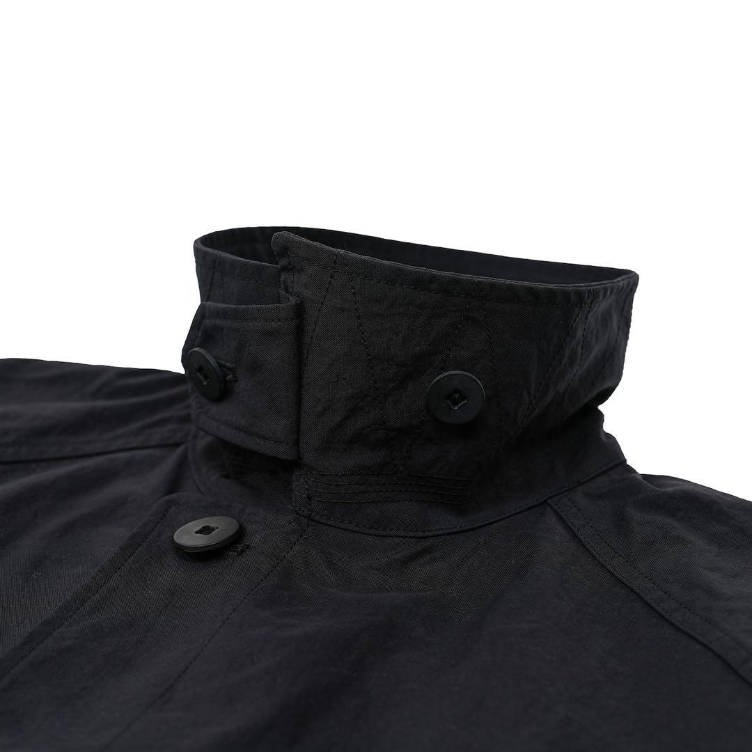 ジャケット・アウター OVY Euro Military Nylon Over Coat black