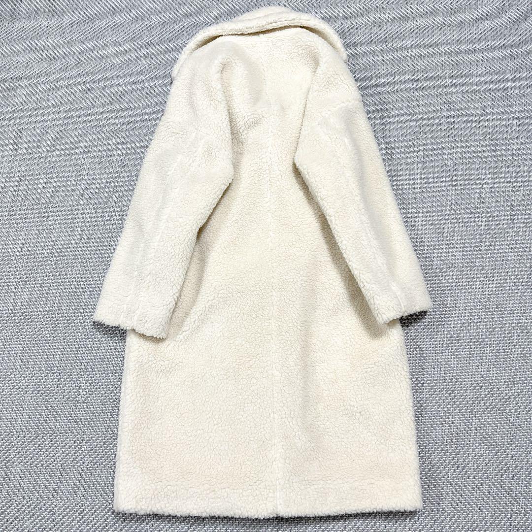 美品✨️ノーク ボアチェスターコート テディコート オーバーサイズ アイボリー