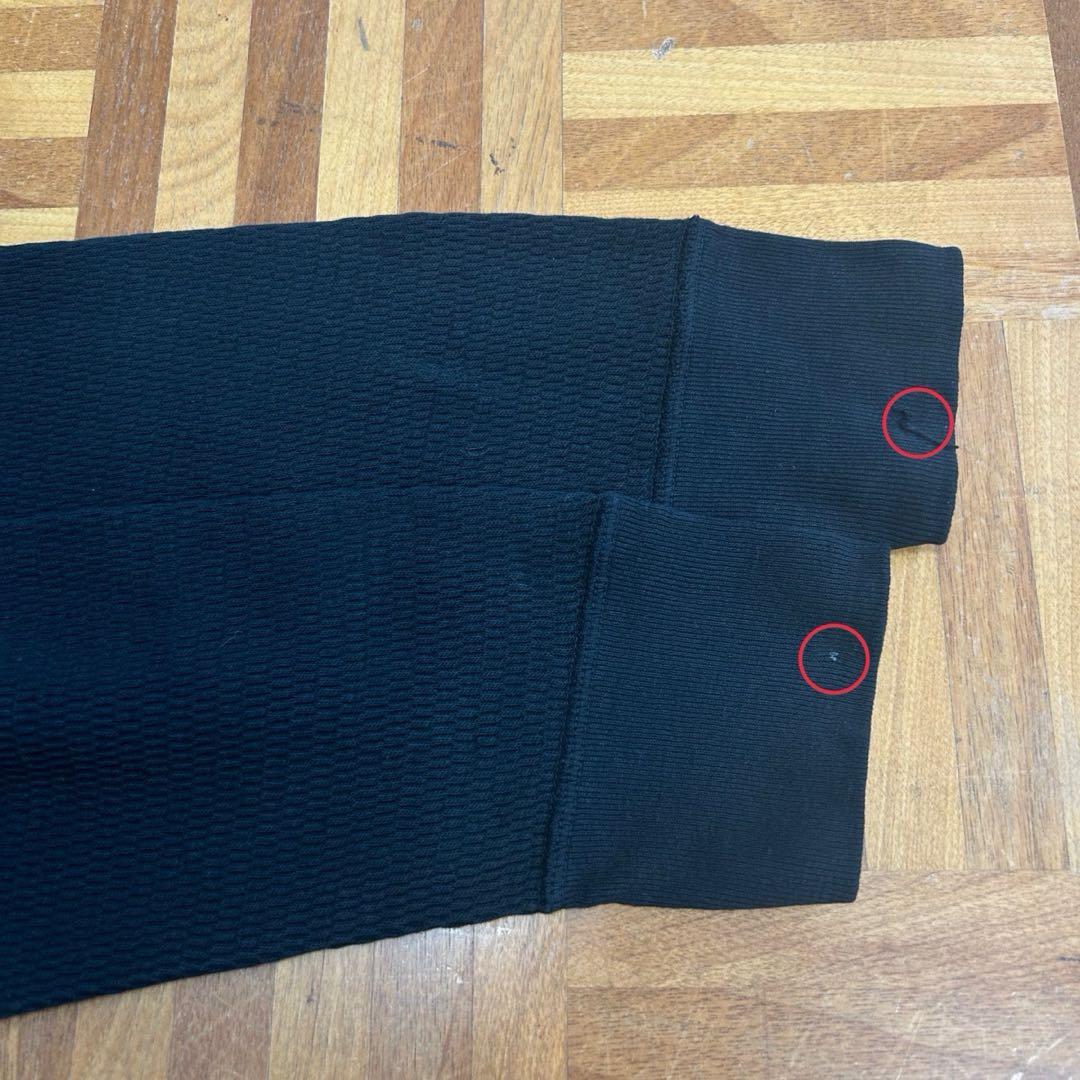 80s 米軍 コットン ブラック サーマル ミリタリー アンダーシャツ S129