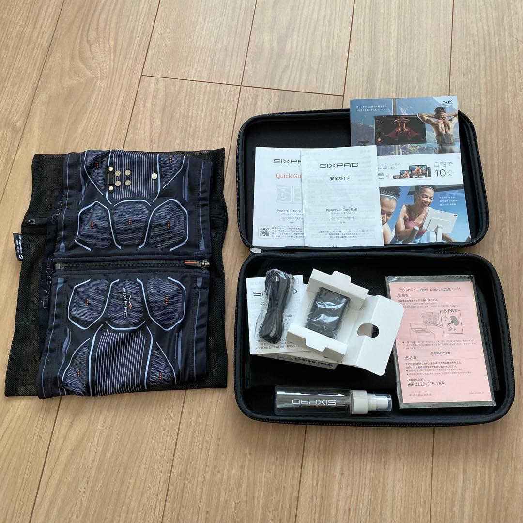 ま*く様 【美品】 SIXPAD シックスパッド パワースーツコアベルト M ブ