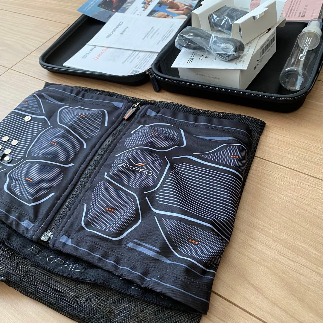 ま*く様 【美品】 SIXPAD シックスパッド パワースーツコアベルト M ブ
