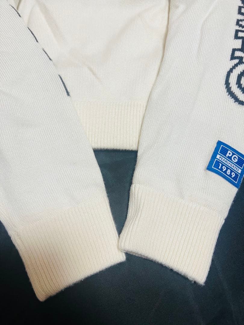パーリーゲイツ ホワイト 長袖セーター