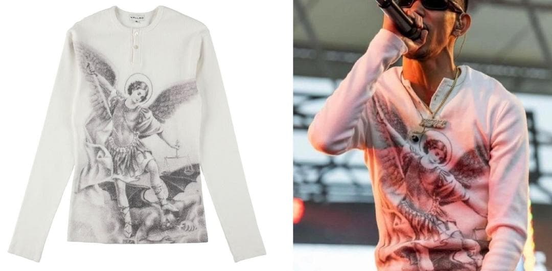 L02246）VALLAD V.HENRY NECK L/S サーマル iO着用