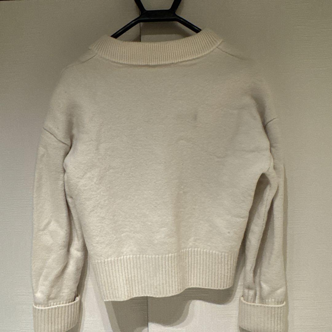 アミパリス Ami Paris カーディガン BFUKC002-018- 白