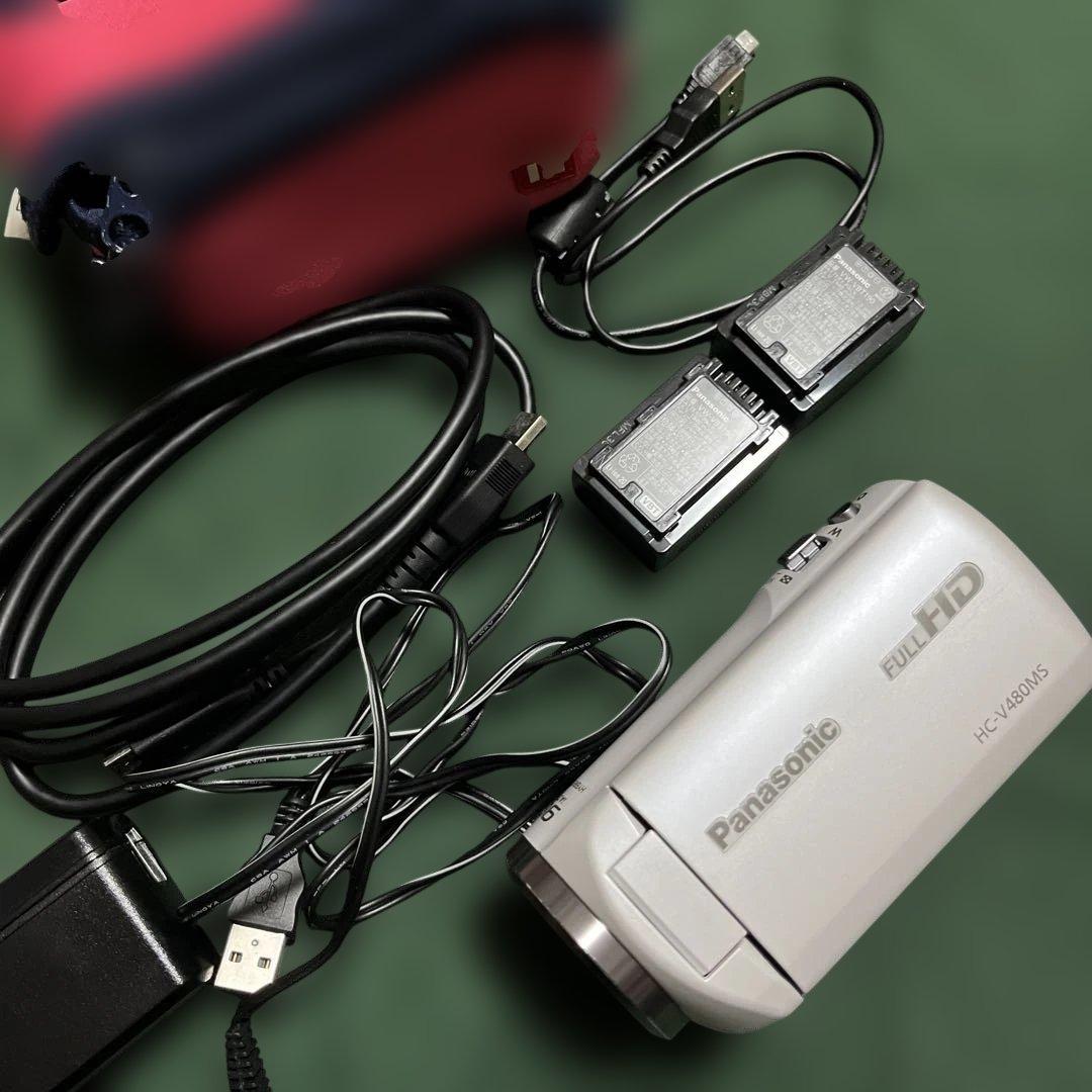 動作確認済・付属品ありPanasonic HC-V480MS