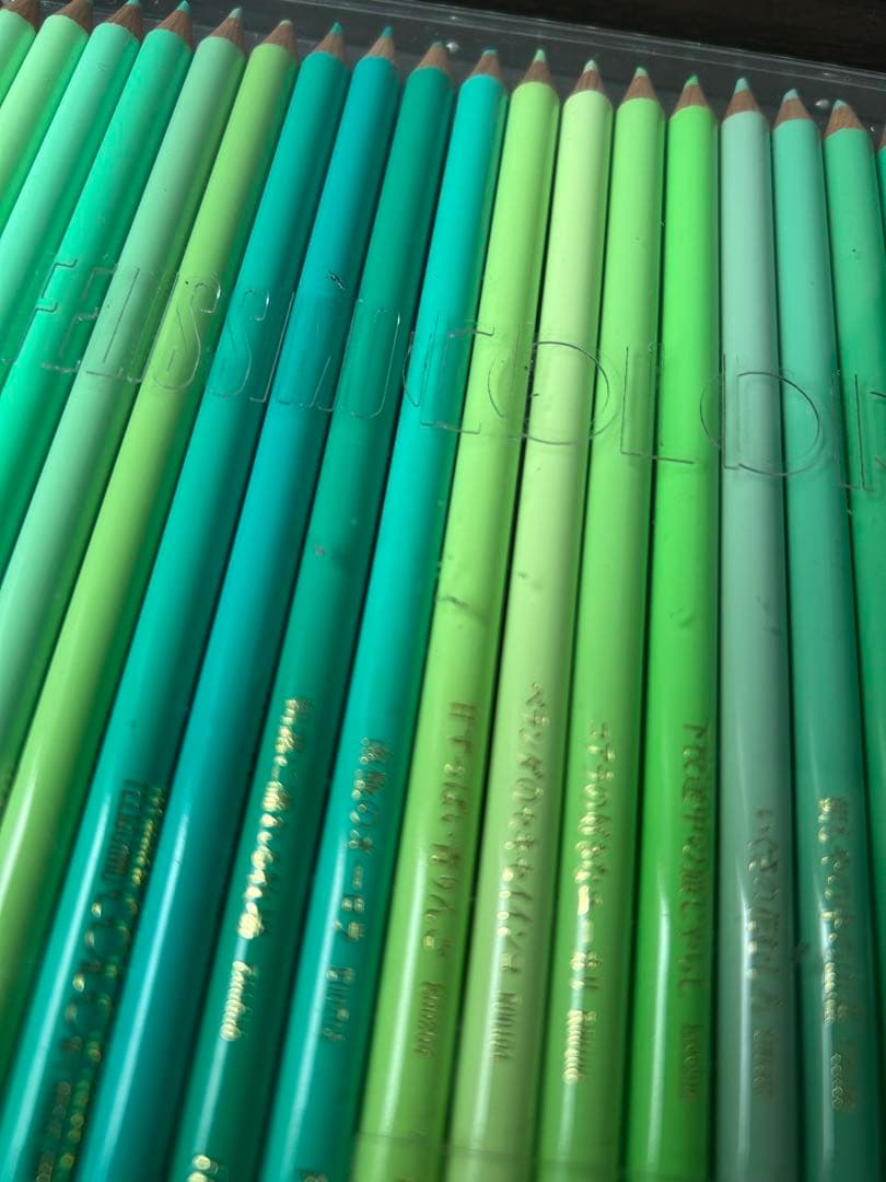 Mamamiak　色鉛筆セット　500色　収納棚付き