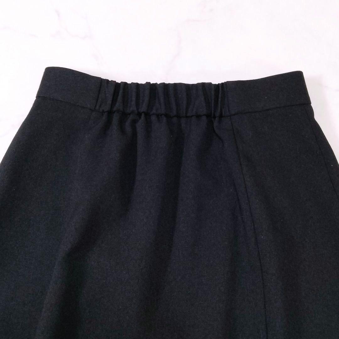 美品BLUE LABEL CRESTBRIDGEウールライクポリエステルスカート