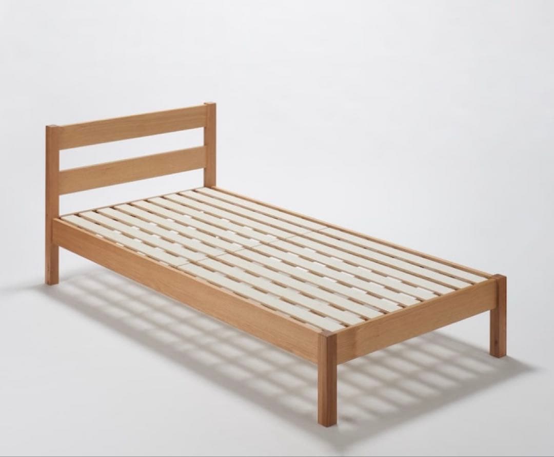 無印良品　木製ベッド　セミダブル