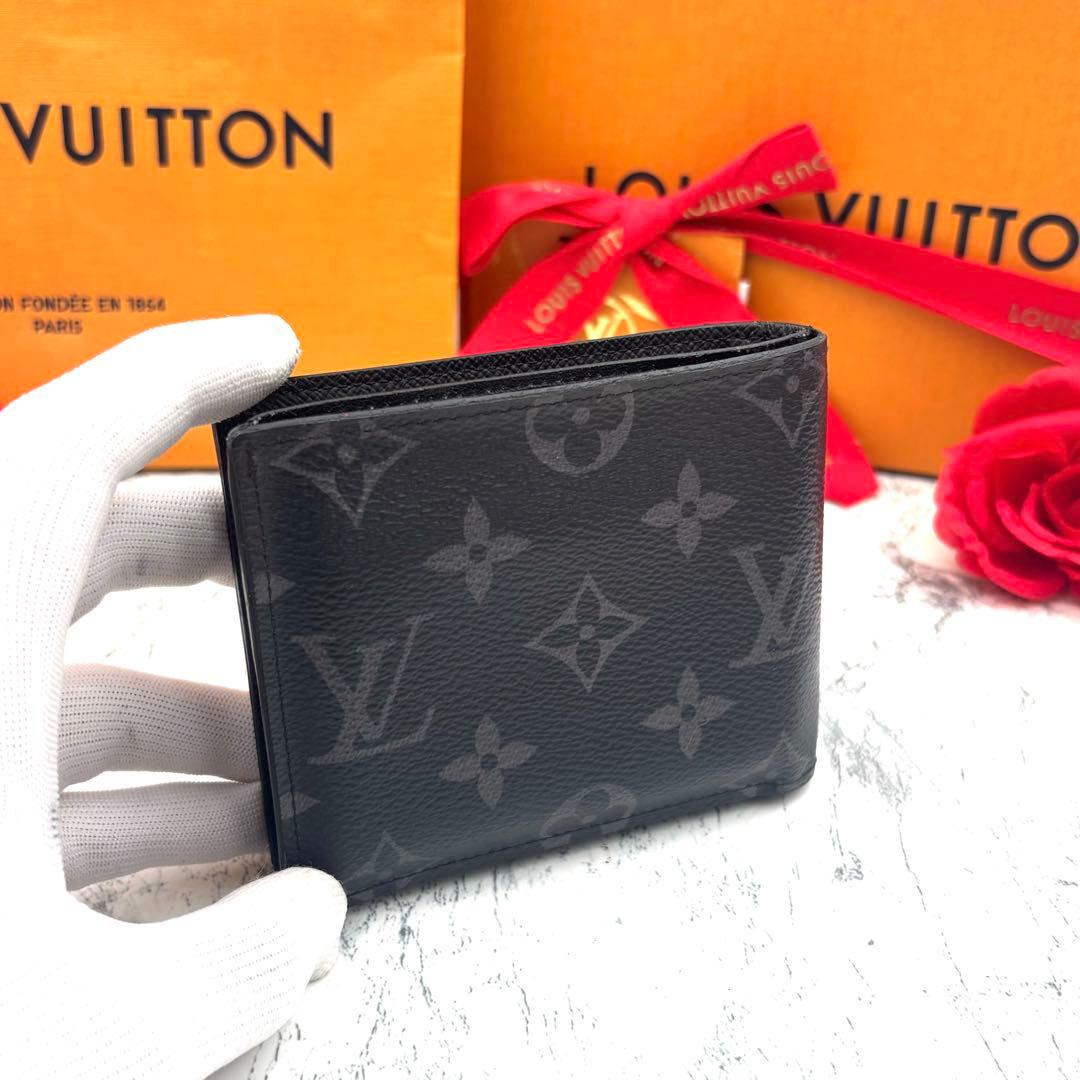 【新品仕様】 ルイヴィトン モノグラム エクリプス ポルトフォイユ マルコ