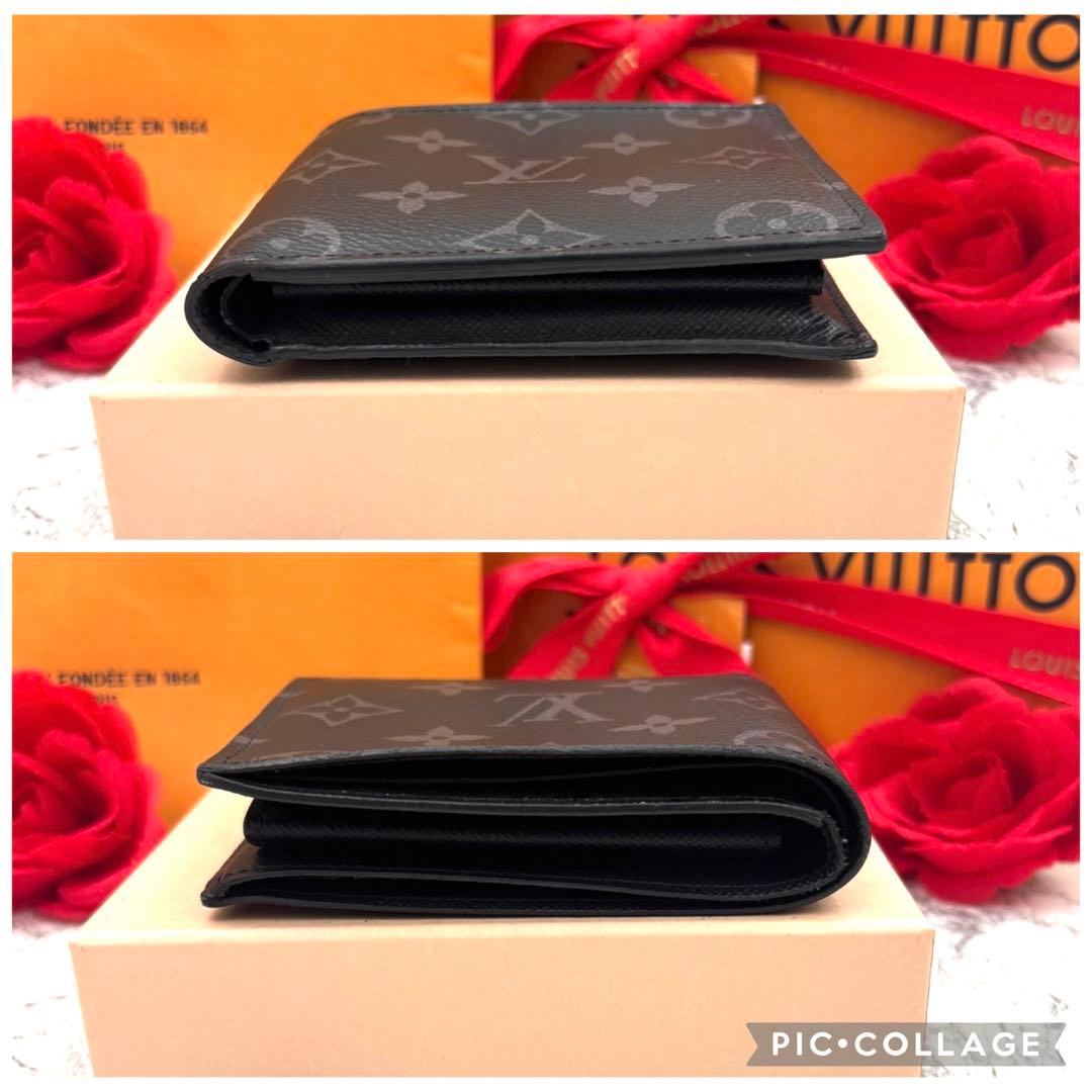 【新品仕様】 ルイヴィトン モノグラム エクリプス ポルトフォイユ マルコ