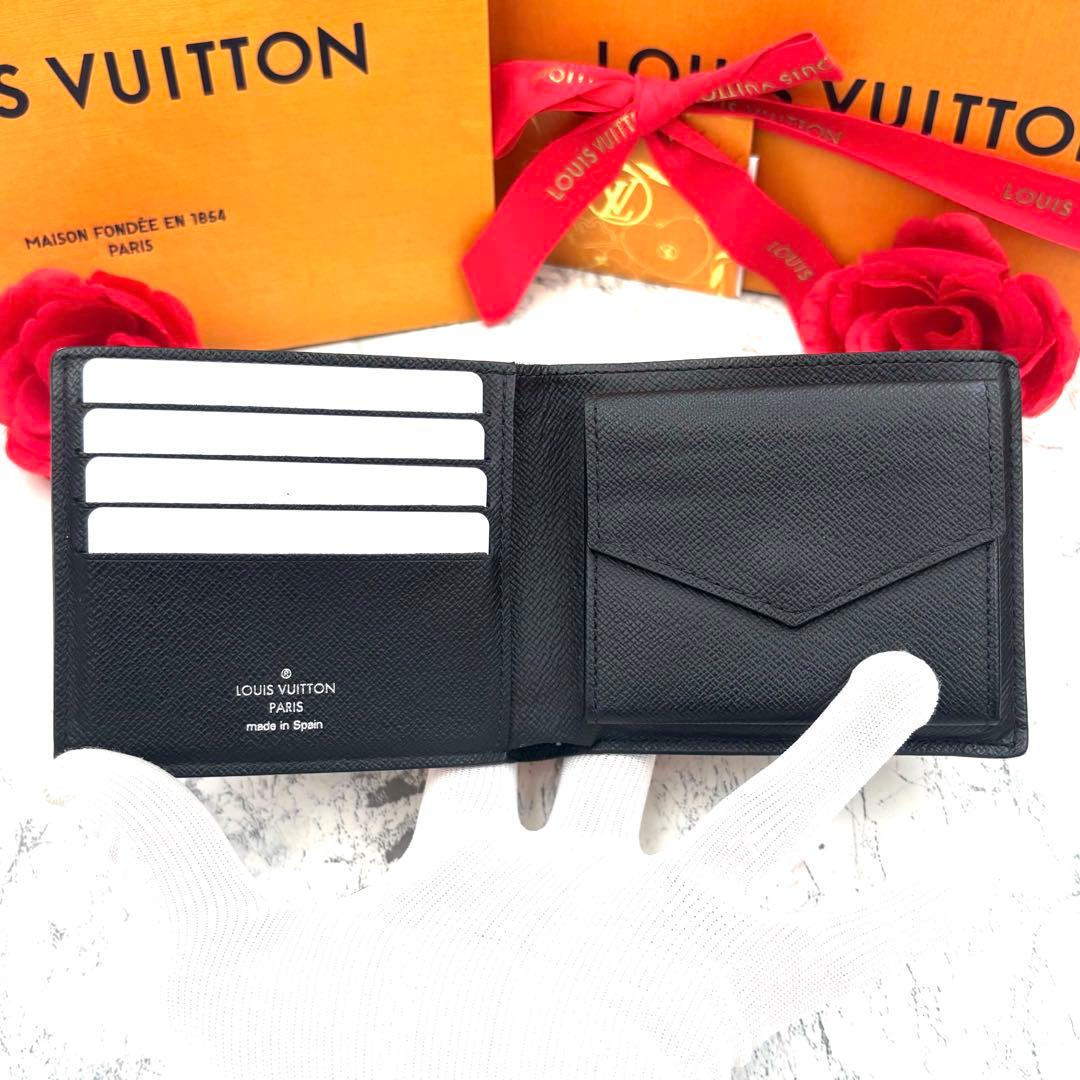 【新品仕様】 ルイヴィトン モノグラム エクリプス ポルトフォイユ マルコ