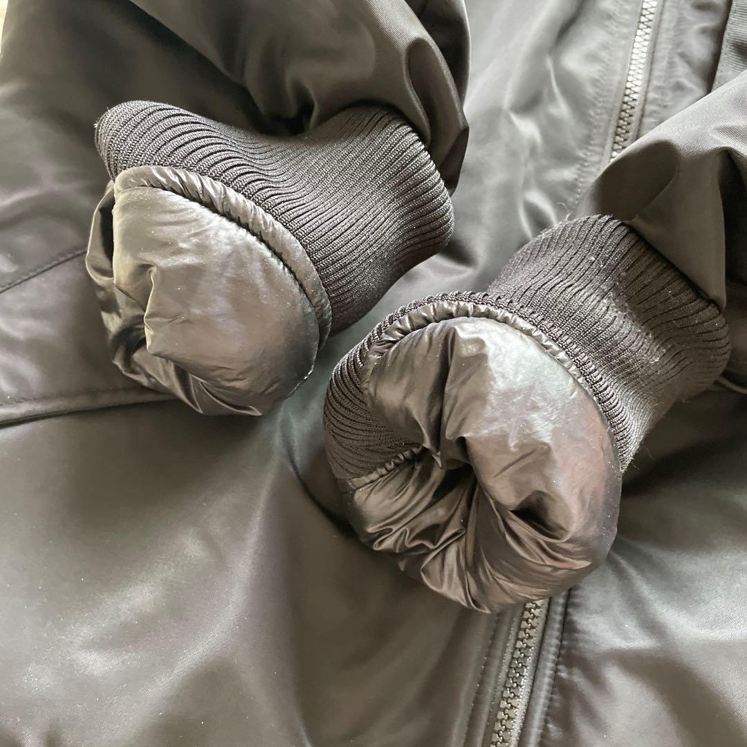 美品 UNIQLO +J MA-1 フライトジャケット ダウン ブラック S