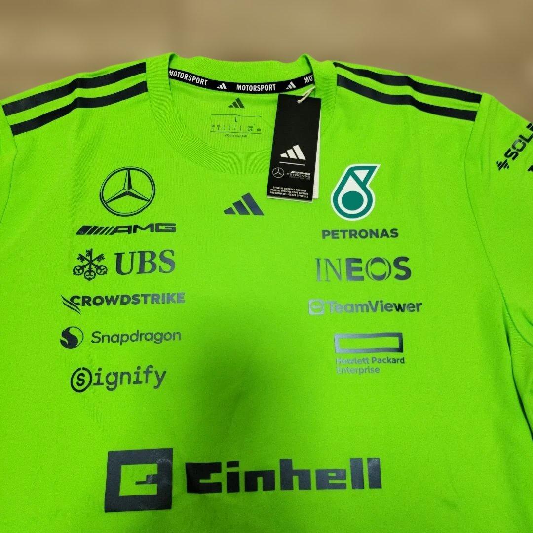 2025メルセデスＡＭＧペトロナスF1チーム支給品セットアップTシャツ新品非売品