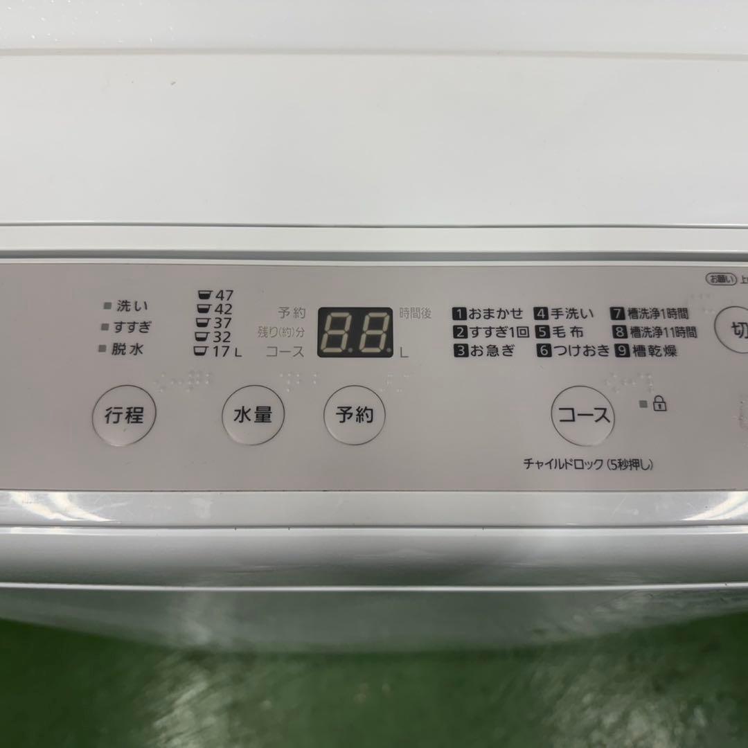166 パナソニック 2024年製　洗濯機　5キロ　小型　一人暮らし　ホワイト