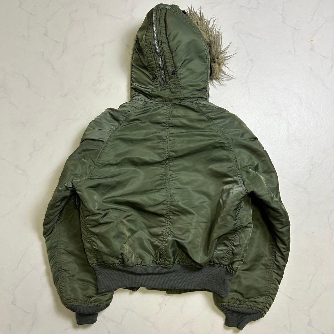 【USA製】90s アルファインダストリーズ N-2B フライトジャケット L