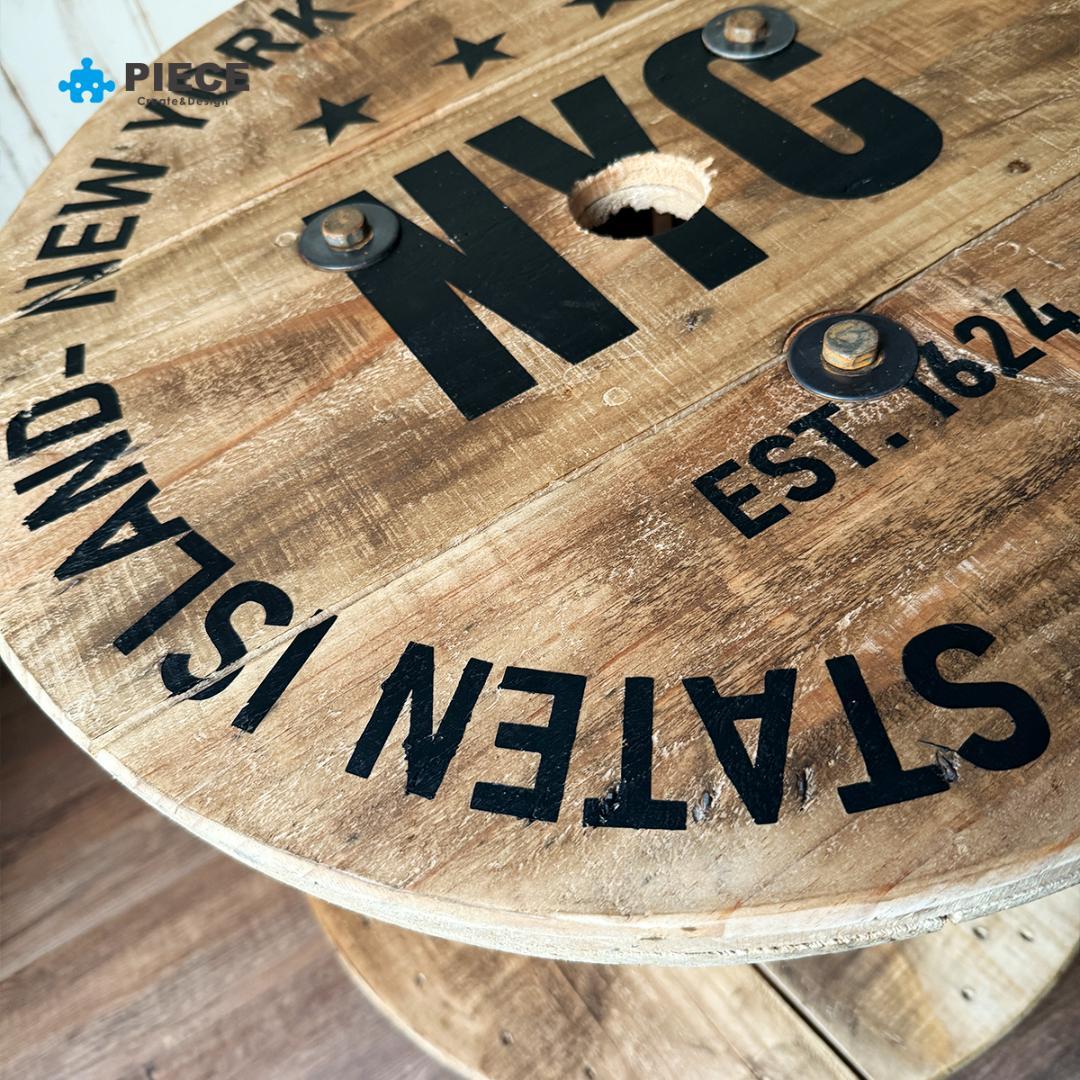 ケーブルドラム 電線ドラム テーブル アメリカン NYC-A 【受注製作】