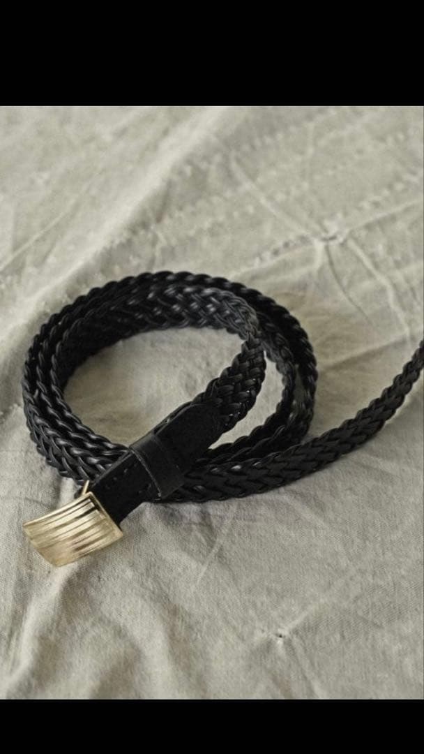 shiun/SLIDE BUCKLE MESH BELT 未使用品
