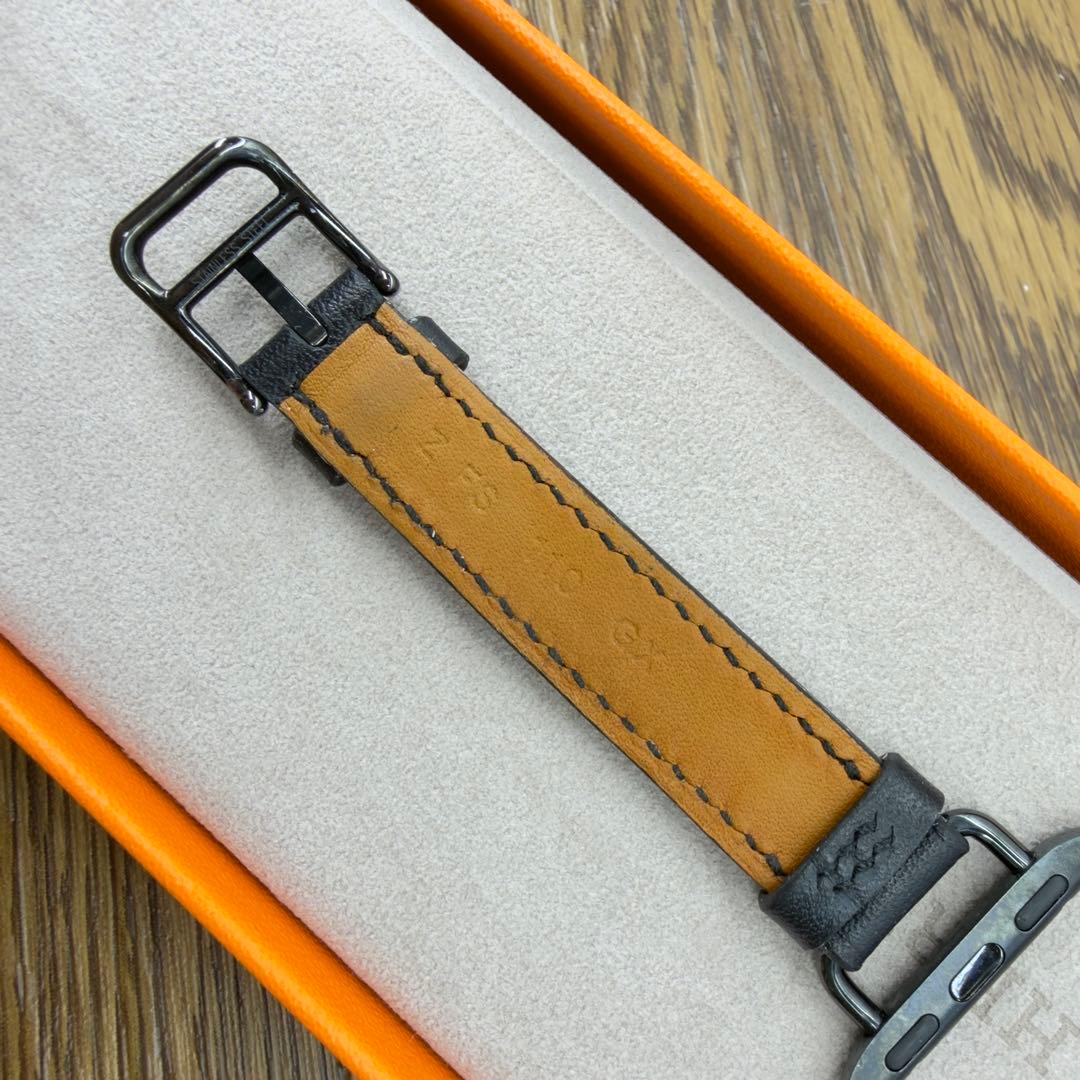 2997 ほぼ未使用　Apple Watch エルメス　ブラックドゥブルトゥール