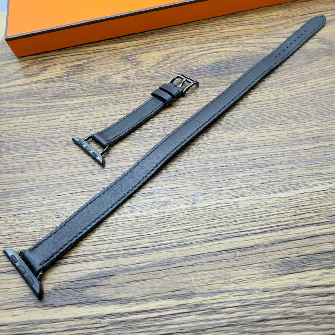 2997 ほぼ未使用　Apple Watch エルメス　ブラックドゥブルトゥール