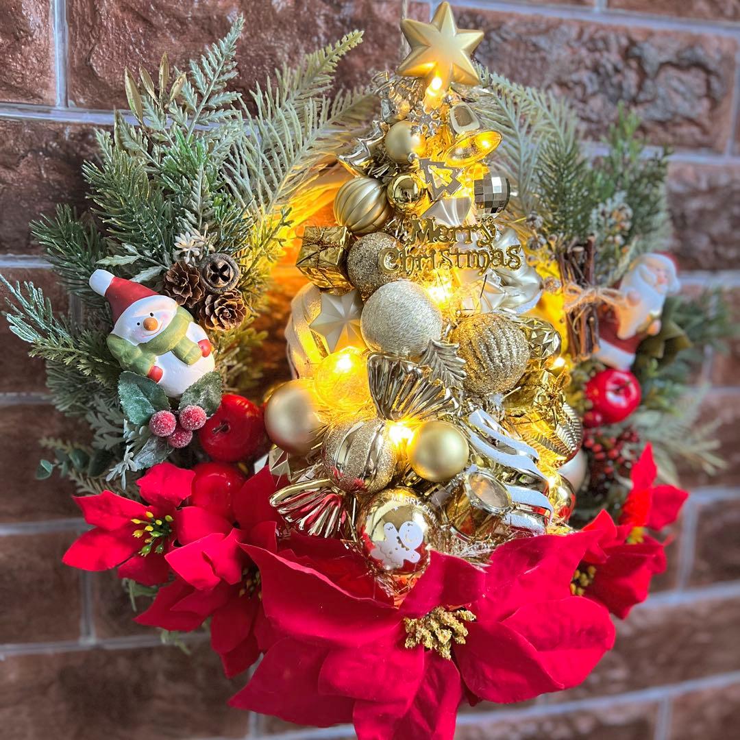 専用 クリスマスリース ハンドメイド 2点 おまとめ