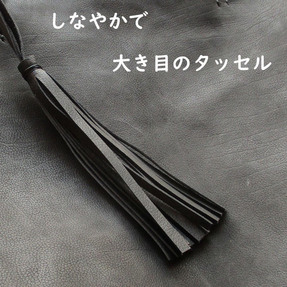 美しい艶へエイジングするフルグレイン　ミニレザートートバッグ　山羊ヌメ　ゴルフ