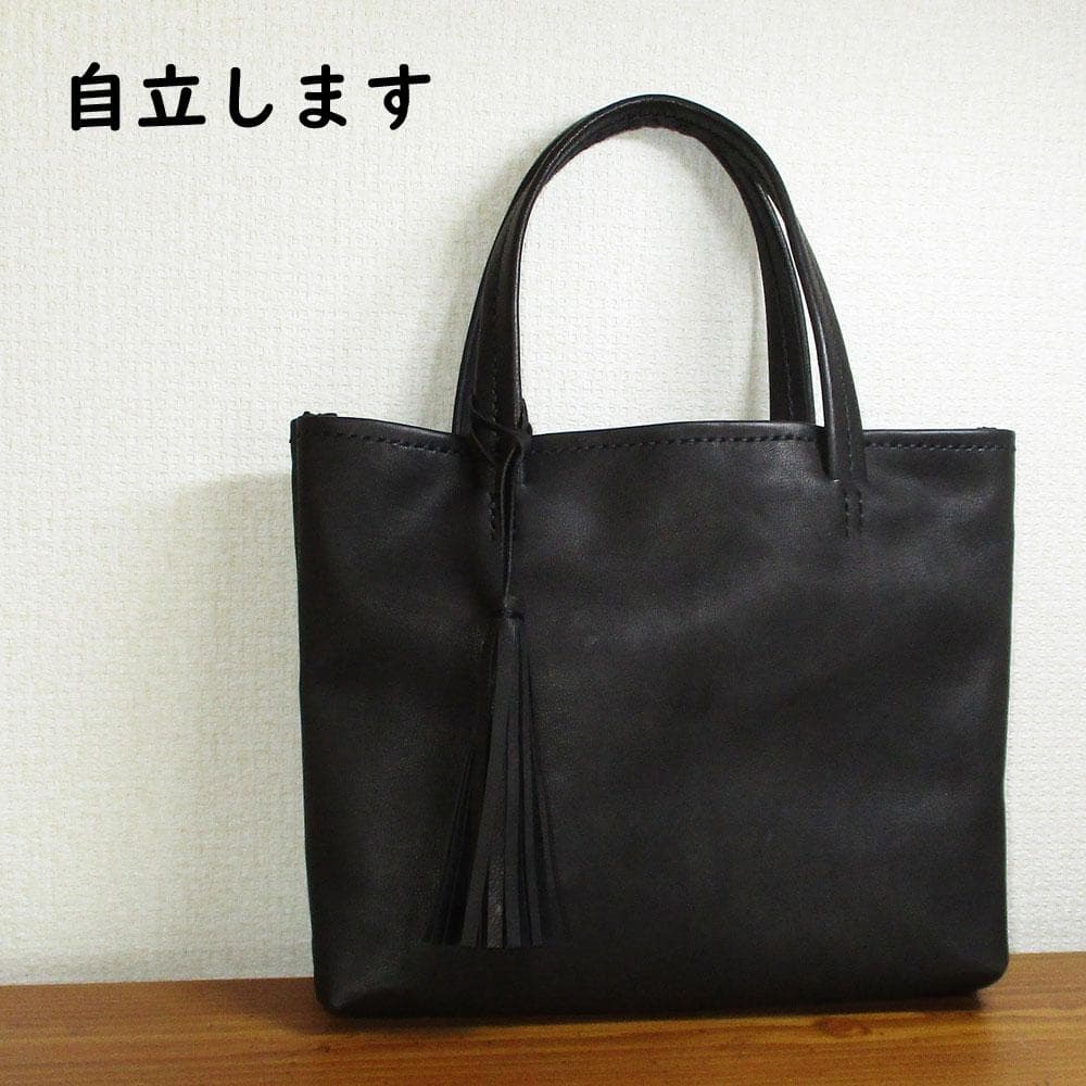 美しい艶へエイジングするフルグレイン　ミニレザートートバッグ　山羊ヌメ　ゴルフ